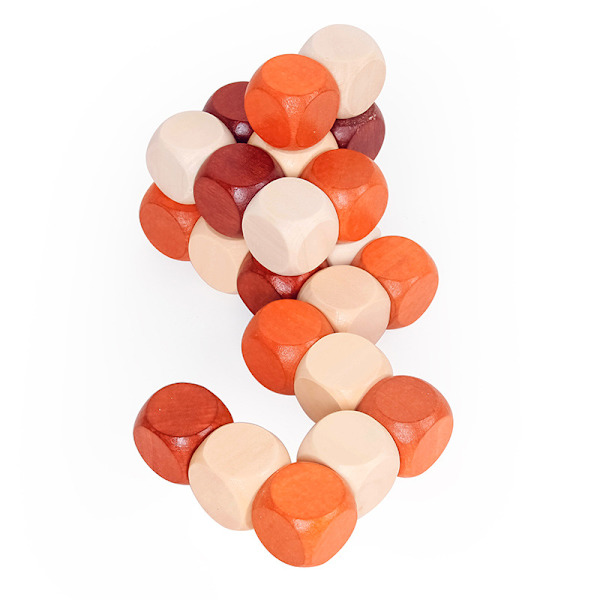 Twisted Cubes Wooden IQ Puzzle - Wooden Brain Teasers - Hjerne