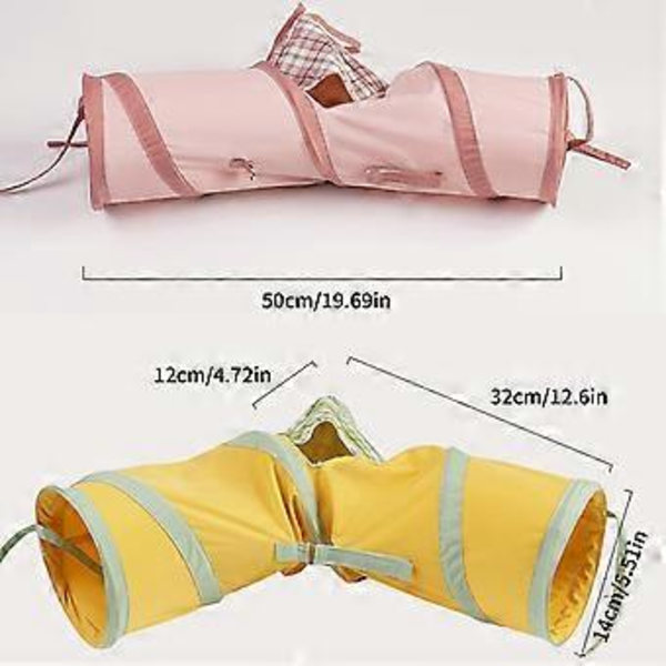 Hamster Gnavere Gemmested Legetøj Gerbil Seng Gemmesteder Kæledyr Tunnel Hule til Fritter Hamster Legetøj Marsvin Legetøj pink pink