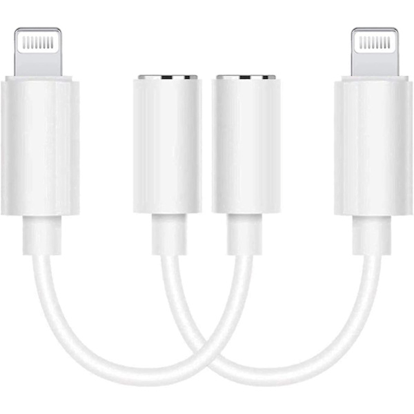 Lightning 3.5 mm:n kuulokeliitäntäsovitin, iPhonen 3.5 mm:n kuulokeliitäntä, yhteensopiva iPhonen ja iPadin kanssa