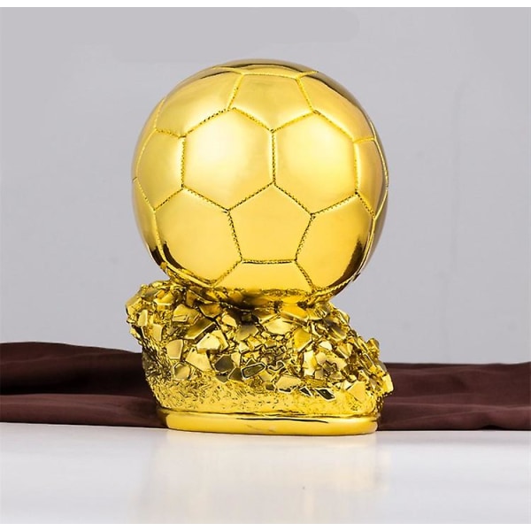 Resin Crafts 2022 Qatar World Cup Trophy Golden Globe Shooter Player Award Globe Award（M）