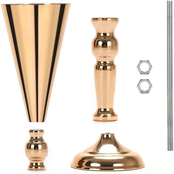 1-delt metal blomsterstativ, kunstig blomst vase, familie TV-skab, f