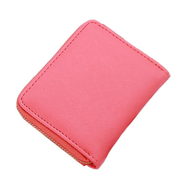 Skyddad Zip Bifold Plånbok Slim Plånbok för resor Miljövänligt återvinningsbart material Röd