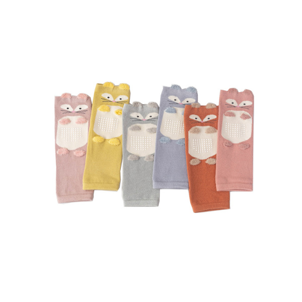Baby Leg Warmers Leggings Knæpuder sokker til småbørn (pakke med 6 par)