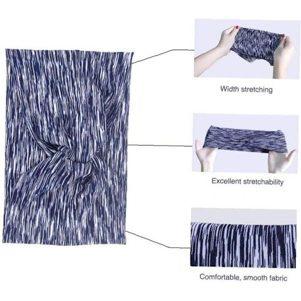 5 st pannband Yoga pannband bred sport pannband band halkfri