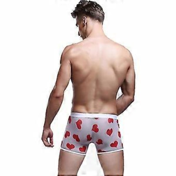 Herre Traceless Undertøj, Sexede Gennemsigtige Trusser White L