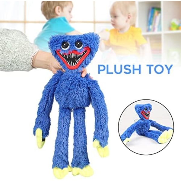Poppy Playtime Huggy Wuggys plyschleksak Blå/Rosa 15,8\" Poppy Playt