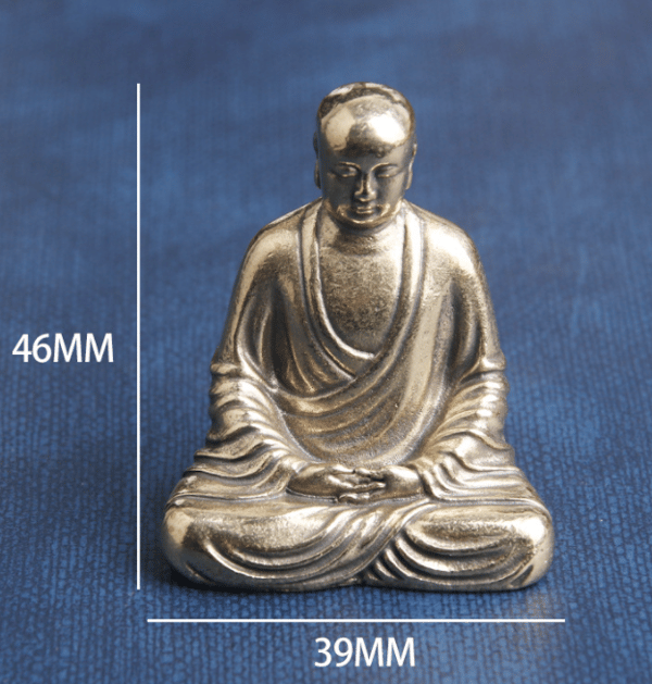 Solid messing lavet gamle Ksitigarbha Bodhisattva ornamenter helligdomme
