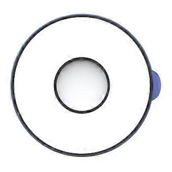 AirTag-pidikekotelo liimatarra TPU+PC Suojaava Tracker Finder -suojus - Sininen Blue