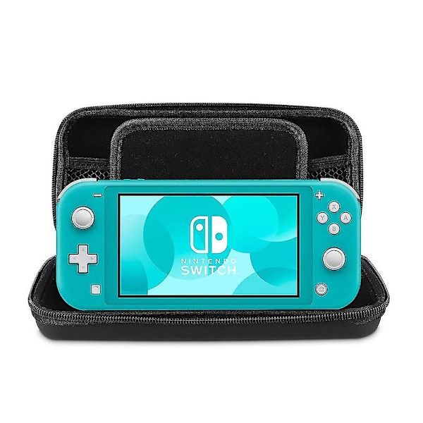 Ny förvaringsväska för Nintendo Switch Mini med rem, bärbar hård EVA-reseväska för Nintend Switch Lite-tillbehör