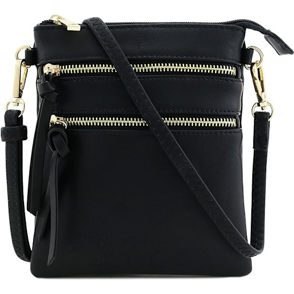 Funktionel crossbody-taske med flere lommer