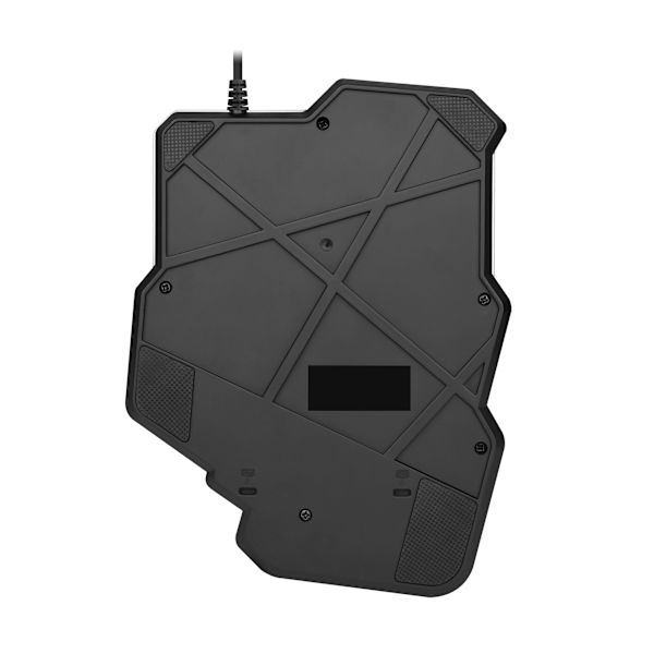 RGB-bakgrundsbelyst mini bärbar speltangentbord - Ergonomisk spelkontroll för PUBG LOL WOW DOTA2 - Stationär dator PC Mac Gamer