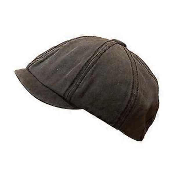 Newsboy Cap Hodeplagg Klassisk Vinter Vår Pageboy Hatt for Reise Utendørs Dating (svart)