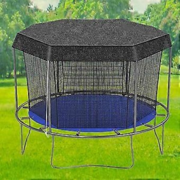 Trampolinskydd, Pålitligt, Utomhussporttillbehör för Lek på Rund Trampolin (12 fot för 8 stänger) For 8 Rods 12 Feet