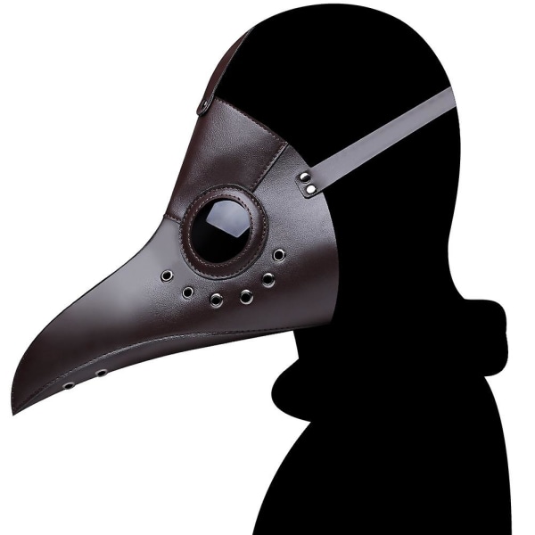 Halloween Doctor Plague  Mask（Brown）