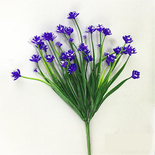 Konstgjorda blommor Simulering Vattengräs Rosbukett Falsk blomma Plast Stjärnjasminblomma, 35cm
