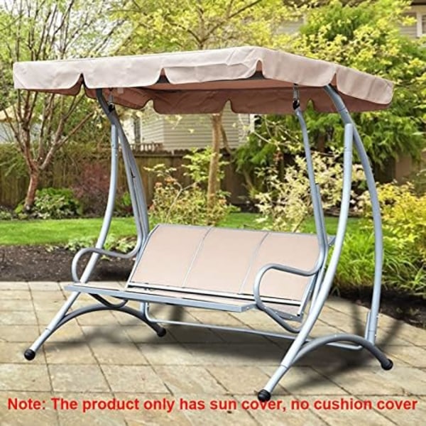 Patio Swing Canopy Replacement, Outdoor 3 Seater Swing Chair Cove