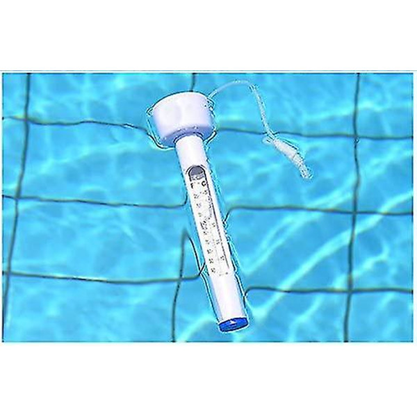 Stort flydende pooltermometer, vandtermometre, til udendørs og indendørs swimmingpools, spabade, boblebade, fiskedamme