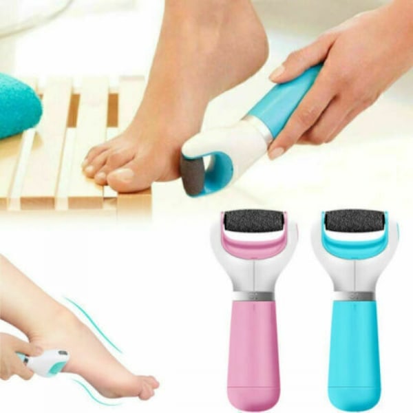 (Blå) Elektrisk fodfil pedicure fjerner og fodfil