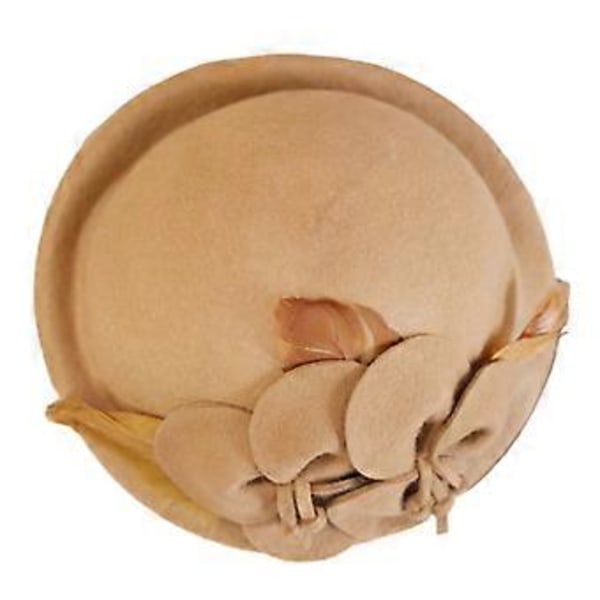 Pehmeä vintage-baretti brittiläinen tyylikäs hattu nahkahattu muodikas länsimainen hattu tyylikkäät naisten asusteet khaki Khaki