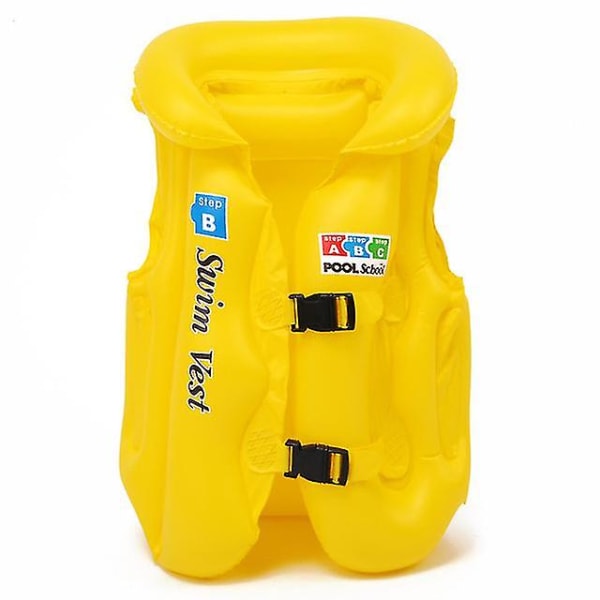 Safe Children Inflatable Life Jacket | Vest Life Jacket Swimming Aid（S Yellow）