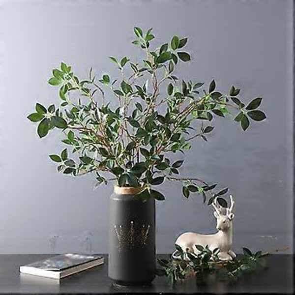 Eucalyptus Blad Kunstig Gren - 113cm Falsk Grøn Plante til Dekoration 113cm