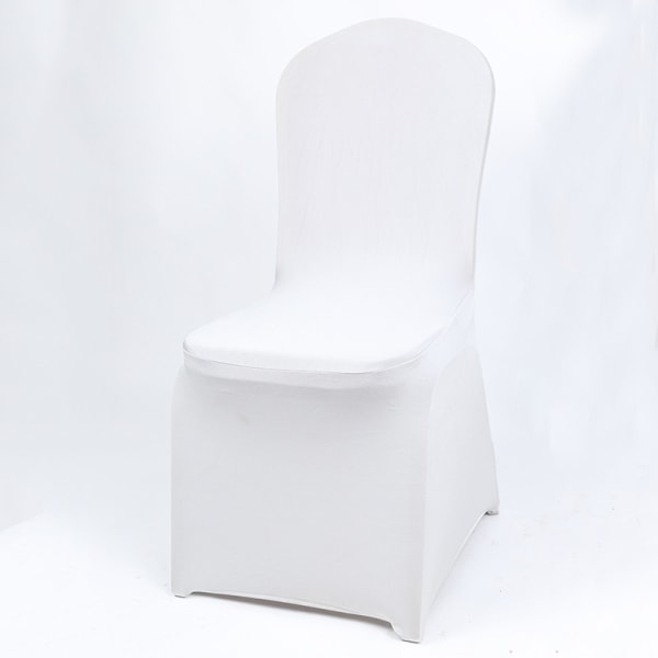 1 PCS White Chair Covers, spandex Stretch Washable Chair Covers f