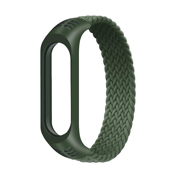 Rannekoru Mi Band 5 -rannekkeelle, punottu nylonrannekoru, ranneke Xiaomi-rannekkeelle