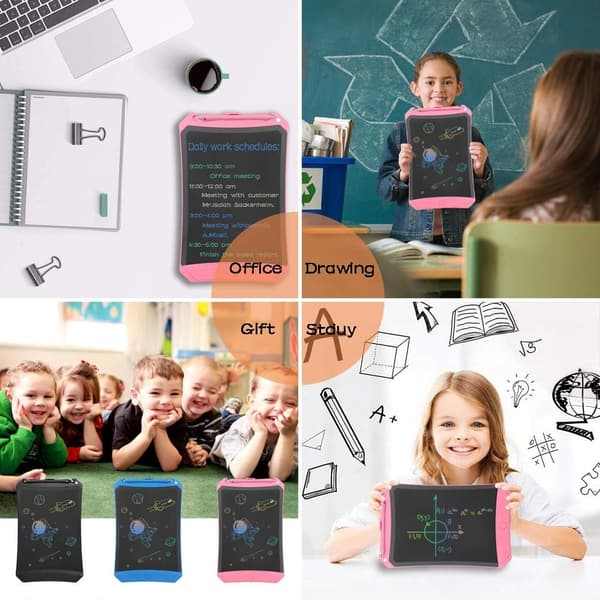 8,5 tommer farverig LCD skrivetablet, interlock-afbryder, klarere Han