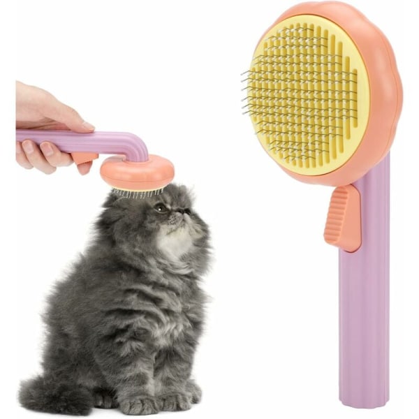 Pumpkin Pet Hair Brush - plejebørste til hunde, katte, hvalpe,