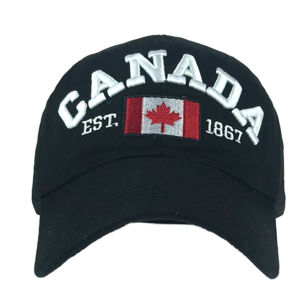 Baseball Cap Canada Flag Hat Adjustable Dad Hat Sunhat Embroidere