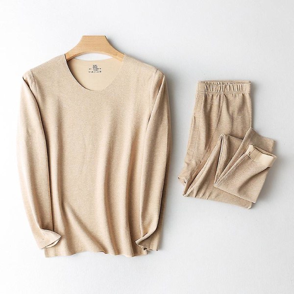 Herre Termisk Underklær Sett Base Layer Fleece Foret Myk Topp Bunn