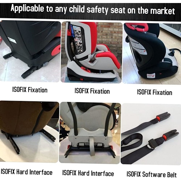 Universell ISOFIX-adapter Universell bilbarnestolforankring Ankerkobling F