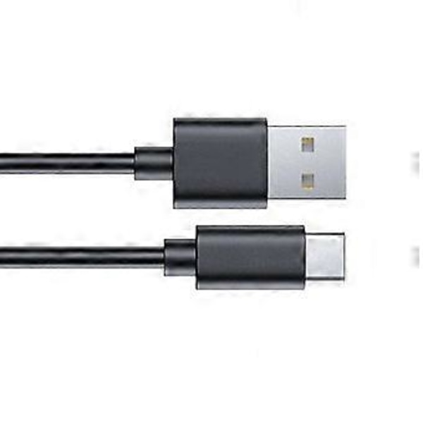 100/200/300 cm trådløs controller strømkabel forlænger USB-ladekabel til controller dataoverførsel ladeledning sort Black 100cm