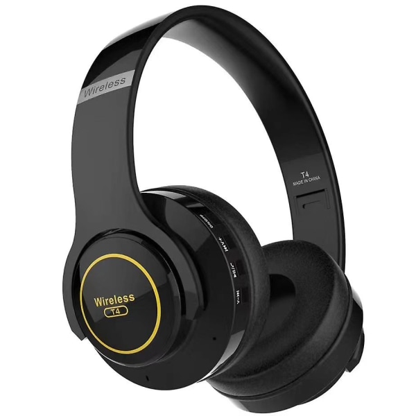 Bluetooth -hörlurar Ohpa T4 On Ear Noise Cancelling Svart