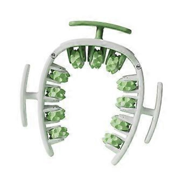 Benrulle Massageverktyg Justerbar Bredd Tillbehör Professionellt Elastiskt Fäste Hållbart (Vit Grön) White Green