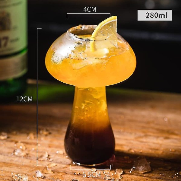 2st svampglas Cocktailglas, klara drickskoppar för Ktv Night Party Bar Club