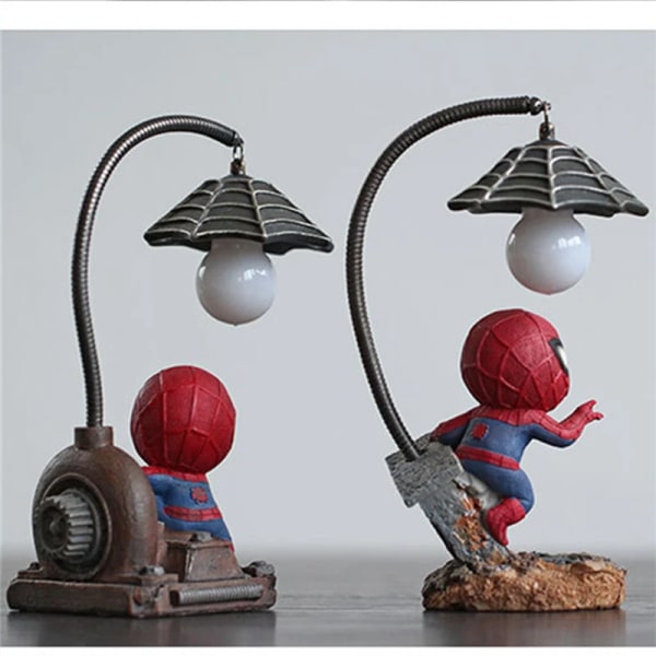 Harpiks Tegneserie Avengers Actionfigurer Spider Man Natlampe til