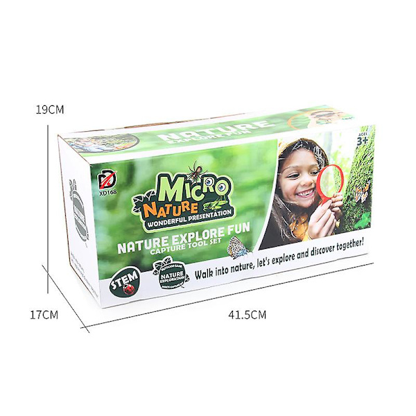 Utomhus Explorer Kit 26 st Insektsfångst Kit Barnens Utomhus Utforskning Kit Äventyrs Kläder Kit Väst och hatt