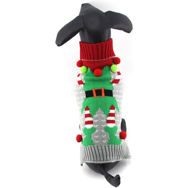 Hundekostyme, bomullshundeklær, julefestmønster, vinter,