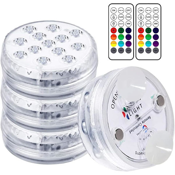 LED Pool Light Submersible Lights, Belysningstid 30-50 Timer IP68