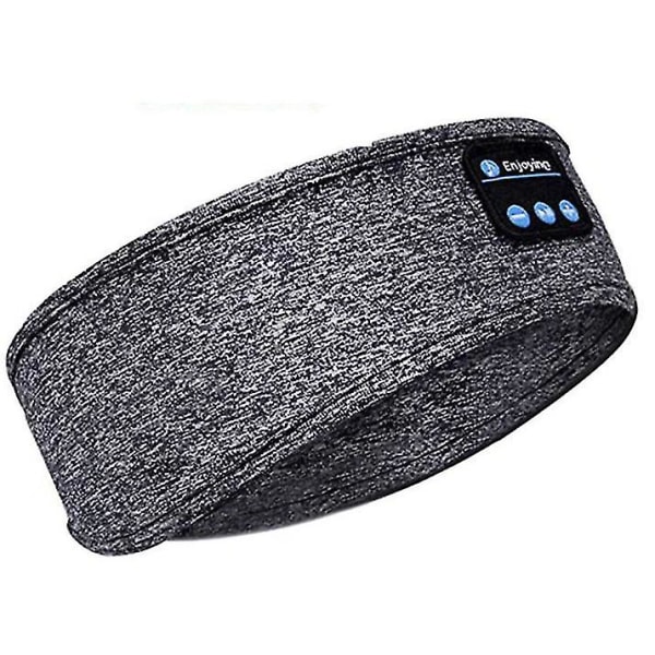 Sleep Headphones Bluetooth Headband Sleep Headset Bluetooth Headscarf Sports Headband Trådlöst svart