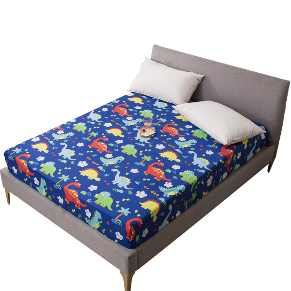 Barnlakan Dinosaurie Full Size Lakan Set Pojk Sänglakan Queen Bedd