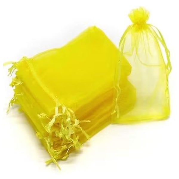50st Bunch Protection Bag 17x23cm Grape Fruit Organza Bag med Dragsko ger totalt skydd（20*30CM 50stWhite）