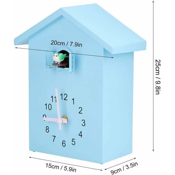 Väggklocka med gök, modern design för hemmet