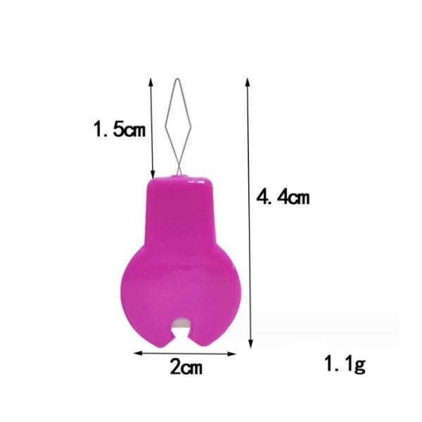 4 stk. plastik DIY-tråd, plastiknåltråd til syning, C