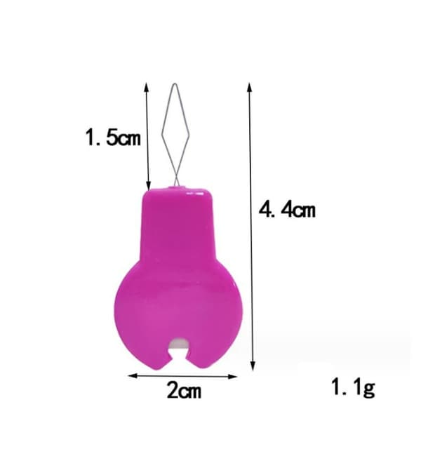 4 stk. plasttråd, plastnåltråd for sying, C