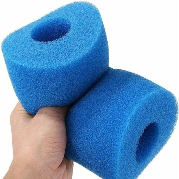 4 st filter svamp, poolfilter, poolfilter skum, filtersvamp