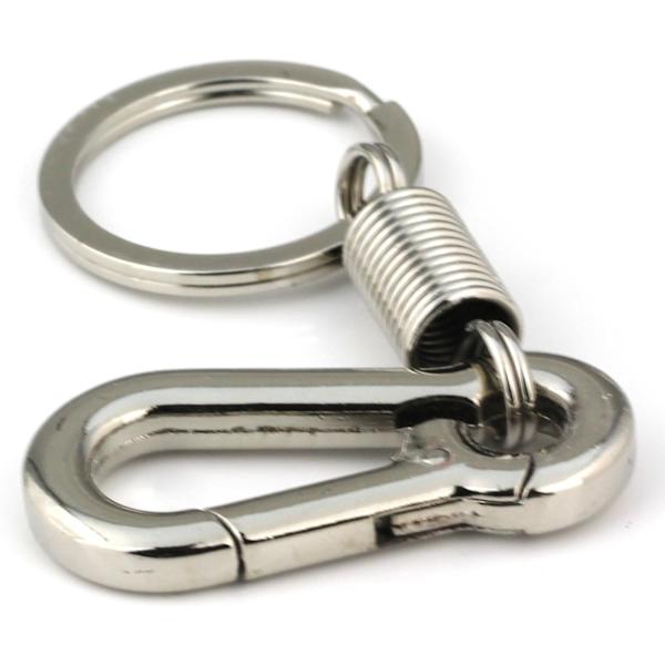 Retro stil enkel solid karbinhake form nyckelring nyckelring nyckelring nyckelring