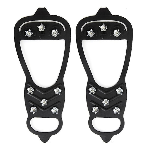 L (koot 41-45) 2 kpl Jääkengät Crampons Lumikengät Kengän Anti