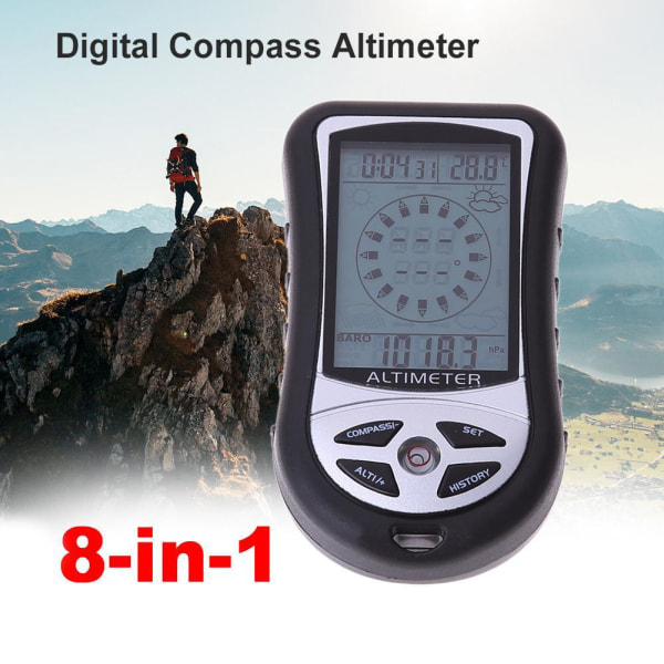 Elektronisk Højdemåler Termometer Elektronisk Navigation GPS